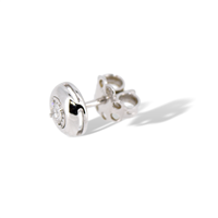 Orecchini Idee Preziose dal 1987 Donna in Oro bianco Diamante 0.08 Ct IP.OK18B/2D - IP.OK18B/2D